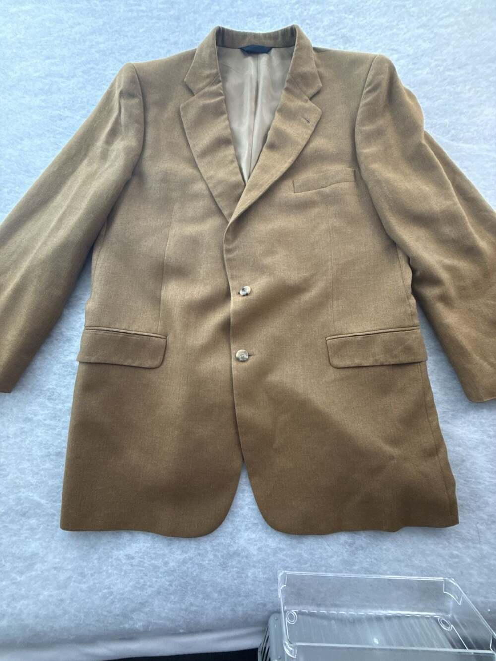 Burberry London Kensington Blazer Jacket 48 LNG Silk Cashmere